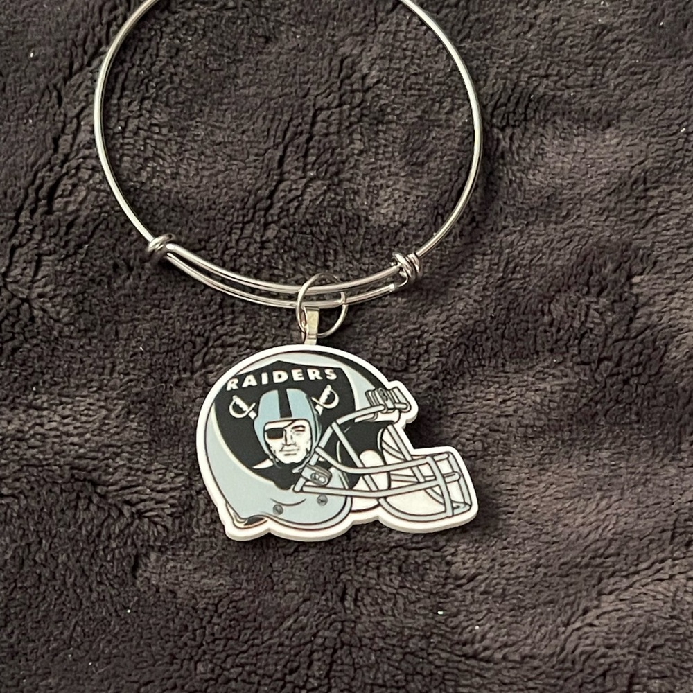 Silver Raiders Charm Bracelet